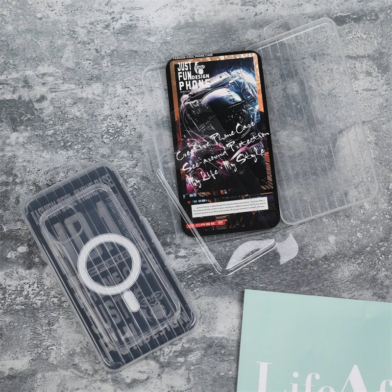 Universal Blister 100Pcs  Crystal PP Packaging Box For iPhone 15 14 13 Pro Max Phone Case Apple Watch Watchband Cover - Image 2