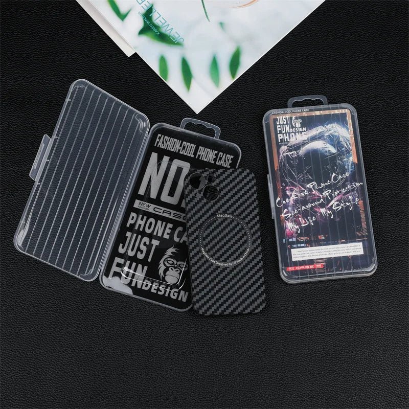 Universal Blister 100Pcs  Crystal PP Packaging Box For iPhone 15 14 13 Pro Max Phone Case Apple Watch Watchband Cover - Image 4