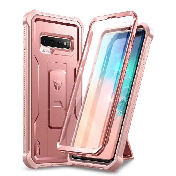 360 Full Body Protector Case PC sheet + shell TPU For Samsung Galaxy S10 Plus bracket Case with Built in Screen Protector case - Image 8
