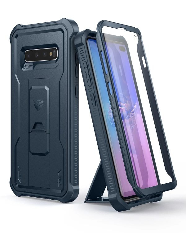 360 Full Body Protector Case PC sheet + shell TPU For Samsung Galaxy S10 Plus bracket Case with Built in Screen Protector case - Image 10