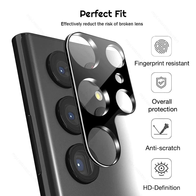 3D Tempered Glass Rear Lens Case For Samsung Galaxy S24 Ultra Back Camera Protective Glass SamsungS24 S 24 Ultra S24Ultra Plus - Image 2