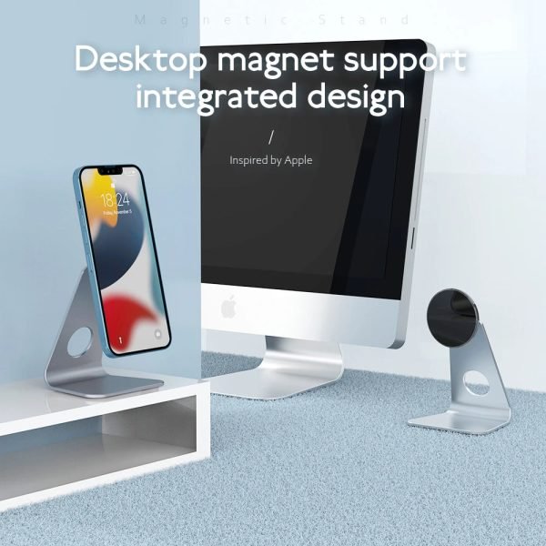 Aluminum Desktop Magnetic Mobile Phone Holder For Iphone 15 14 13 12 Pro Max 15Plus Metal Bracket Desk Stand Angle Adjustment - Image 6