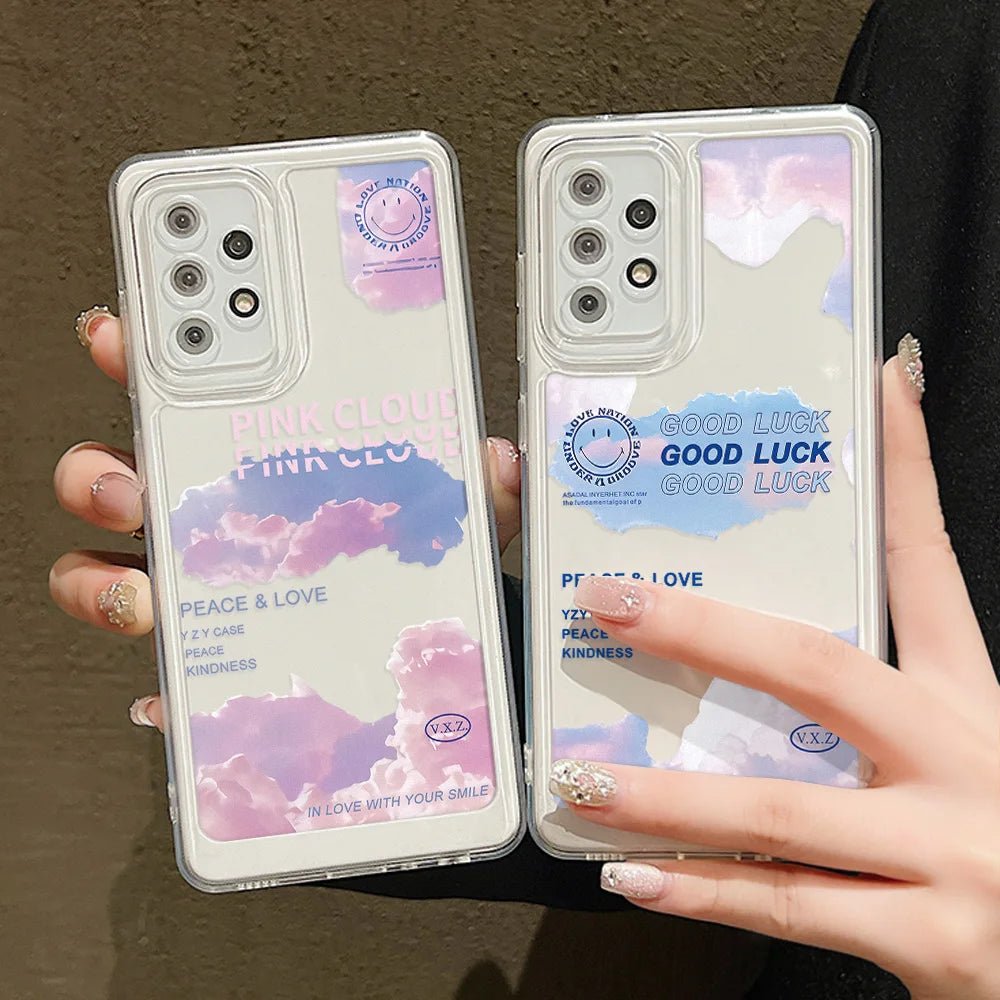 Cloud Phone Case For Samsung S23 S24 Ultra Case A54 5g A14 A34 A53 A23 A33 A72 A32 A52 A24 A35 A55 A13 S22 S21 S20 FE Soft Cover - Image 2