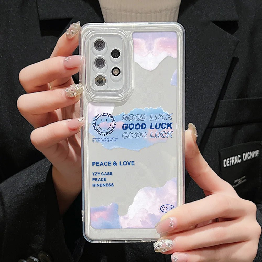 Cloud Phone Case For Samsung S23 S24 Ultra Case A54 5g A14 A34 A53 A23 A33 A72 A32 A52 A24 A35 A55 A13 S22 S21 S20 FE Soft Cover - Image 3