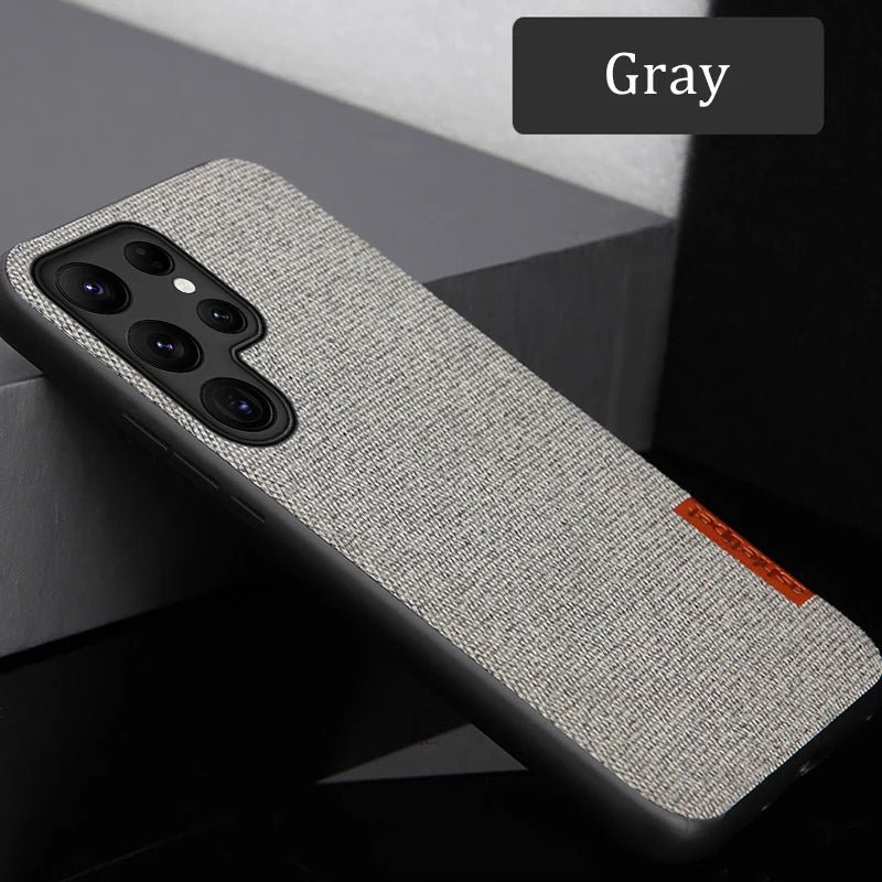 Fabric Canvas Phone Case for Samsung Galaxy S23 S22 Ultra S21 Plus S20 FE A54 5G 360 Full Protective Back Cover - Image 8