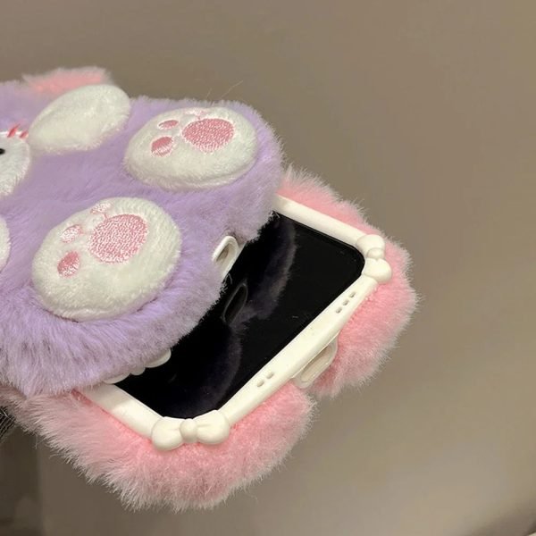 Fall Winter Plush Cute Plush Stereo Phone Case For iPhone 15 14 13 12 Pro Max 11 Case - Image 6