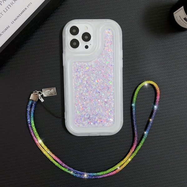 Fashion Flash Drilling Necklace Wrist Strap Phone Lanyard For Iphone Samsung Huawei Redmi Xiaomi String Holders Women Jewelry - Image 2