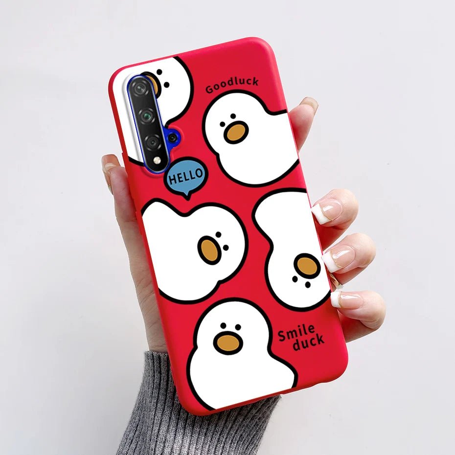 For Huawei Nova 5T Case Cute Rabbit Panda Cover Soft TPU Phone Case For Huawei Nova 5T 5 T Nova5T Honor 20 Honor20 Cover Bumper - Image 30