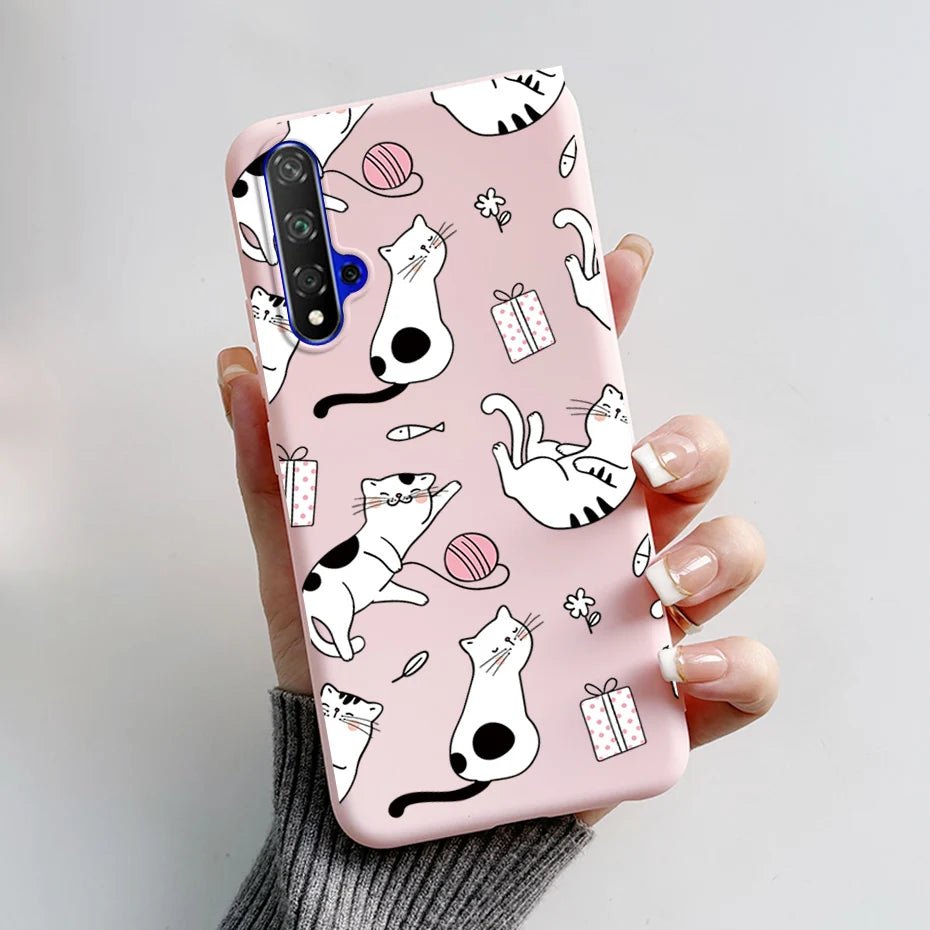 For Huawei Nova 5T Case Cute Rabbit Panda Cover Soft TPU Phone Case For Huawei Nova 5T 5 T Nova5T Honor 20 Honor20 Cover Bumper - Image 14