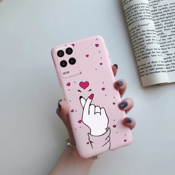 For Realme Narzo 30 5G Case Cover RMX3242 Soft Silicone Cute Painted Back Funda Phone Capa For Oppo Realme Narzo30 5G Case 6.5'' - Image 8