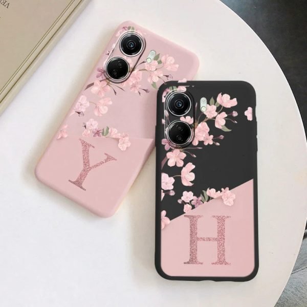 For Redmi 13C Case Cute Flowers Letters Shockproof Soft Silicon Protector Coque For Xiaomi Redmi 13C Phone Cases Redmi13C Funda - Image 2