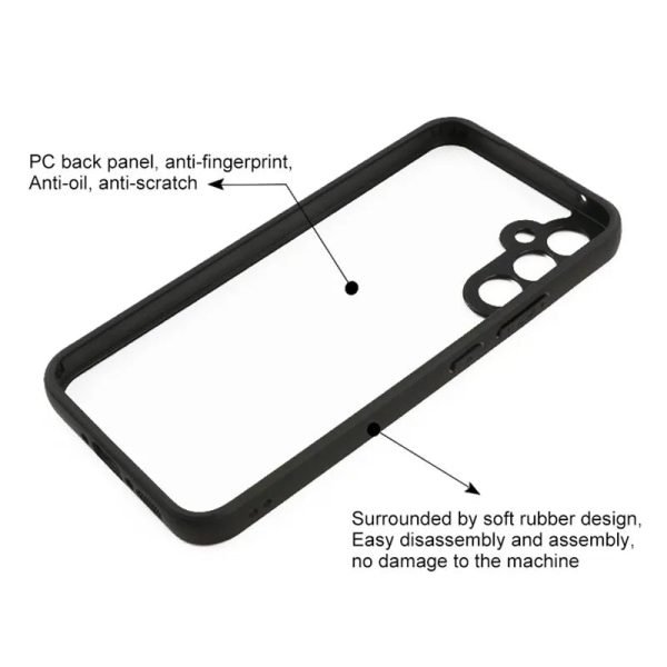 For Samsung Galaxy A54 5G Case Samsung A14 A24 A34 A54 Cover Transparent PC Backplane TPU Shockproof Bumper For Galaxy A54 - Image 3