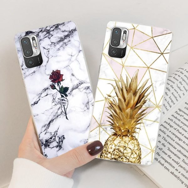 For Xiaomi Redmi Note 10 5G Shells 6.5" Flowers Leopard Soft Silicone Clear Phone Case For Redmi Note 10 Note10 M2103K19G Fundas - Image 4