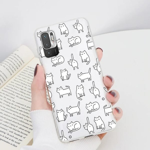 For Xiaomi Redmi Note 10 5G Shells 6.5" Flowers Leopard Soft Silicone Clear Phone Case For Redmi Note 10 Note10 M2103K19G Fundas - Image 26