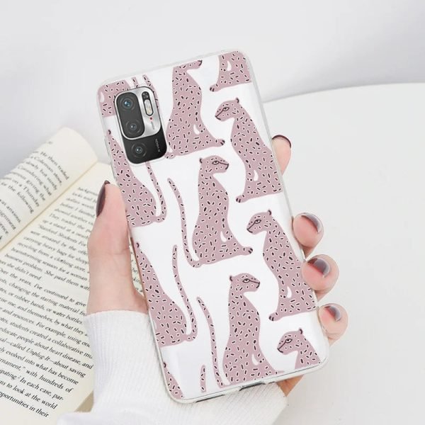 For Xiaomi Redmi Note 10 5G Shells 6.5" Flowers Leopard Soft Silicone Clear Phone Case For Redmi Note 10 Note10 M2103K19G Fundas - Image 12