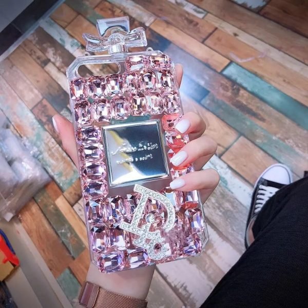 Luxury Bling With Rhinestone Perfume Bottle Phone case For IPhone 14 13 12 11 Pro Max XR XS X 7 8 Plus SE2020 14Plus Women Cover - Image 8