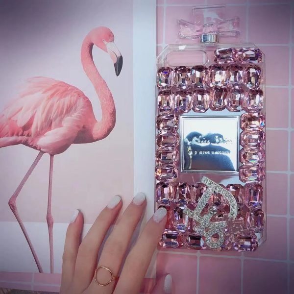 Luxury Bling With Rhinestone Perfume Bottle Phone case For IPhone 14 13 12 11 Pro Max XR XS X 7 8 Plus SE2020 14Plus Women Cover - Image 5