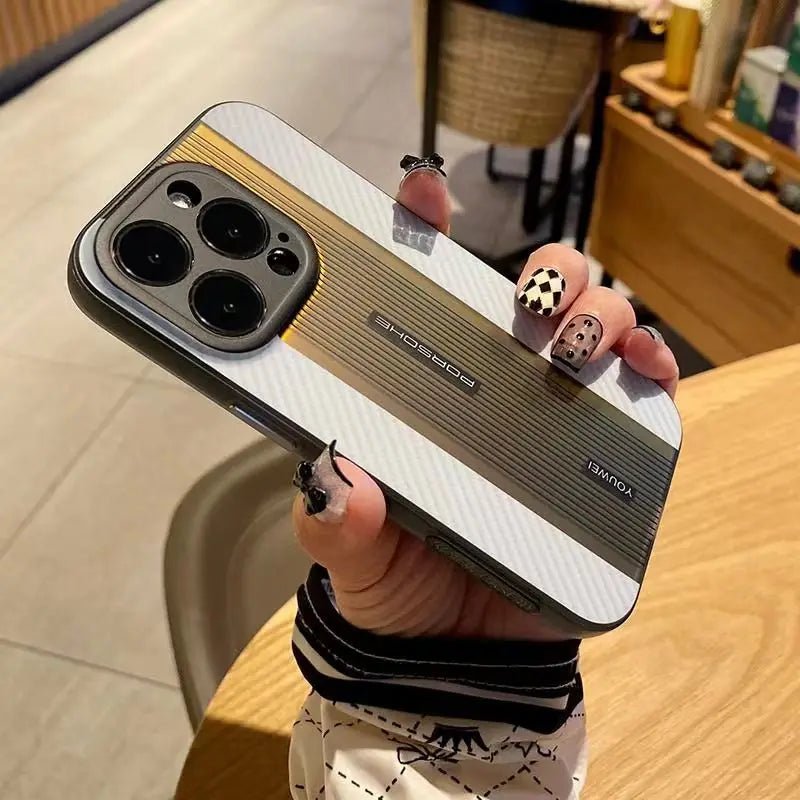 Luxury Carbon Fiber Texture Phone Cases For Iphone 14 13 12 Pro Max 14 Plus Supercar Style Gradient Color Shockproof TPU Cover - Image 10