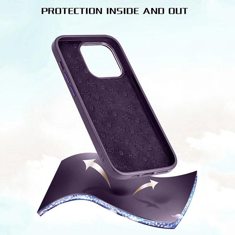 Luxury Carbon Fiber Texture Stand Phone Case For iPhone 14 13 12 11 Pro Max 14Pro 13Pro TPU Soft Frame Shockproof Bracket Cover - Image 2