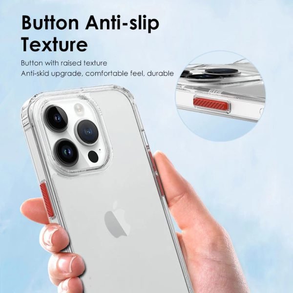 Luxury Transparent Shockproof Phone Case For Iphone 13 14 Pro Max Anti-fall Protection Hard PC HD Back Cover For IPHON 14Plus - Image 3