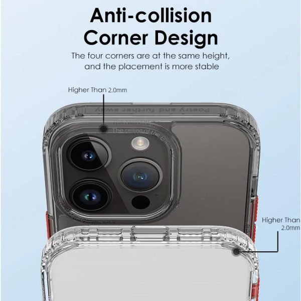 Luxury Transparent Shockproof Phone Case For Iphone 13 14 Pro Max Anti-fall Protection Hard PC HD Back Cover For IPHON 14Plus - Image 4