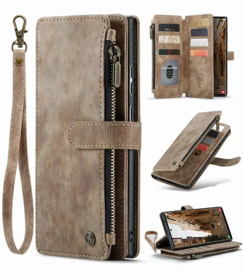 Luxury Wallet Case For Samsung Galaxy S22 Ultra Plus S23 S21 S20 FE Note 20 10 Ultra Plus A52 A53 A33 A32 5G Flip Leather Cover - Image 10