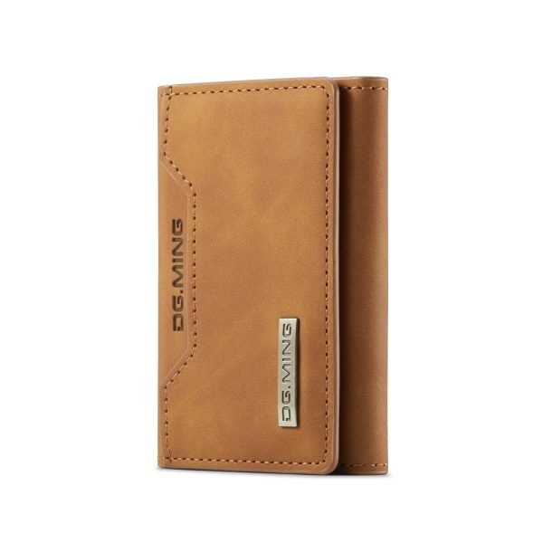 Magnetic Card Wallet Bank ID Folding Phone Card Holder Case For IPHON Samsung Google Huawei Vintage Pu Leather Purse Slim Credit - Image 7