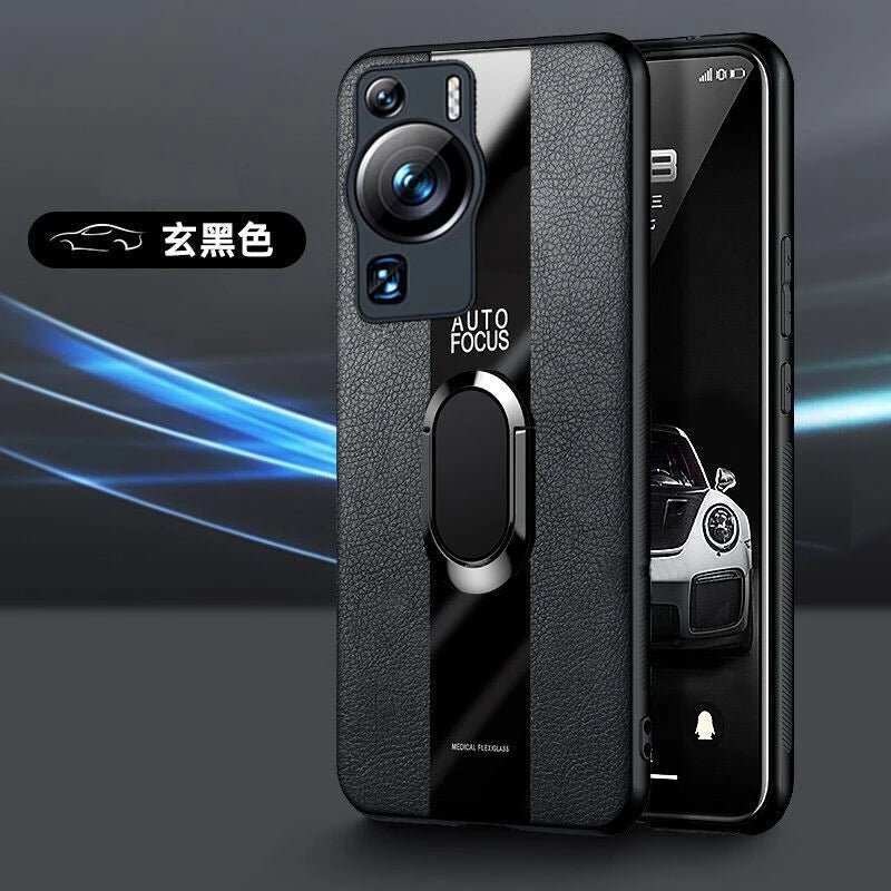 Magnetic Holder Case For Huawei P60 Pro Case Luxury PU Leather Cover For Huawei P60 P60Pro P 60 Art Ring Capa Shockproof Bumper - Image 7