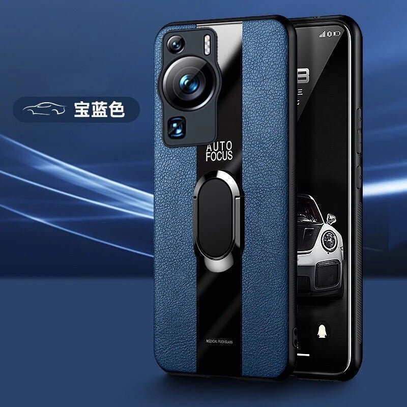 Magnetic Holder Case For Huawei P60 Pro Case Luxury PU Leather Cover For Huawei P60 P60Pro P 60 Art Ring Capa Shockproof Bumper - Image 8