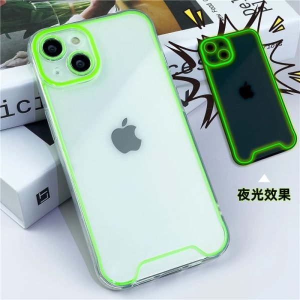 Night Light Luminous Silicone Soft Case for IPhone 14 13 12 11 15 Pro Max XS XR X 14Pro 13Pro 15Pro Plus IPhone14 Glowing Cover - Image 9