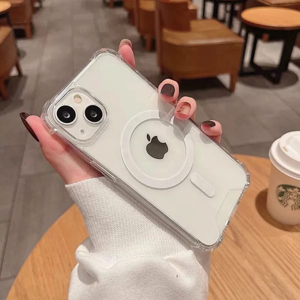 Original Transparent Magnetic For Magsafe Wireless Charging Case For iPhone 15 14 13 12 11 Pro Max Shockproof Cover Accessories - Image 6