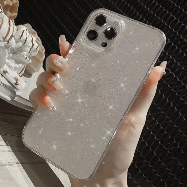 Shockproof Luxury Bling Glitter Transparent Phone Case For iPhone 15 14 13 12 11 Pro Max Plus Mini X XR XS 7 8 Soft TPU Cover - Image 3
