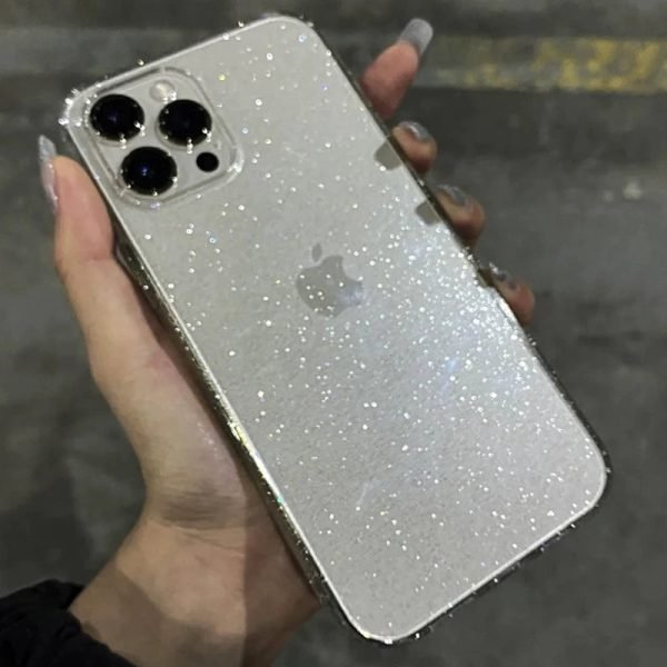 Shockproof Luxury Bling Glitter Transparent Phone Case For iPhone 15 14 13 12 11 Pro Max Plus Mini X XR XS 7 8 Soft TPU Cover - Image 2