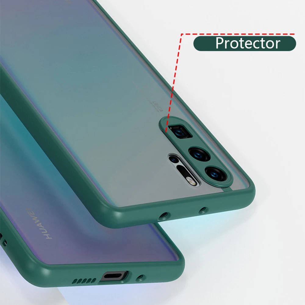 Shockproof Matte Phone Case For Huawei P30 lite P20 P40 P50 Pro Camera Protection Cover For Huawei P30 lite P40 P50 Pro Cases - Image 4
