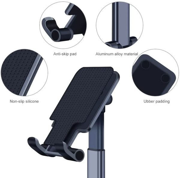 Smart Phone Desktop Tablet Holder Stand Cell Foldable Extend Desk Mobile Phone Support For iPhone iPad Samsung Huawei Xiaomi - Image 6