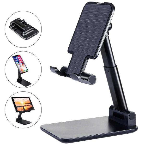 Smart Phone Desktop Tablet Holder Stand Cell Foldable Extend Desk Mobile Phone Support For iPhone iPad Samsung Huawei Xiaomi - Image 2