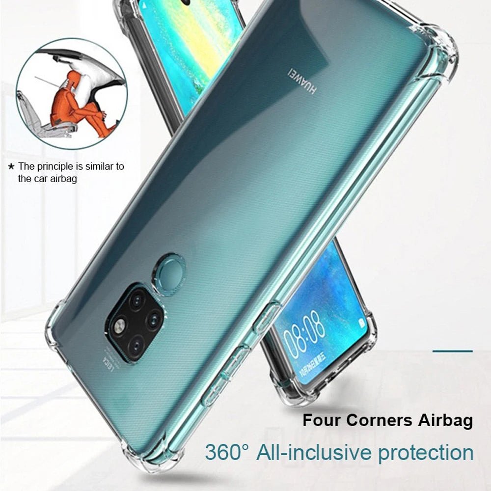 TPU phone bag case for huawei P40 pro P30 P20 lite covers bumper mobile phone accessories coque fitted silicone shockproof cases - Image 6