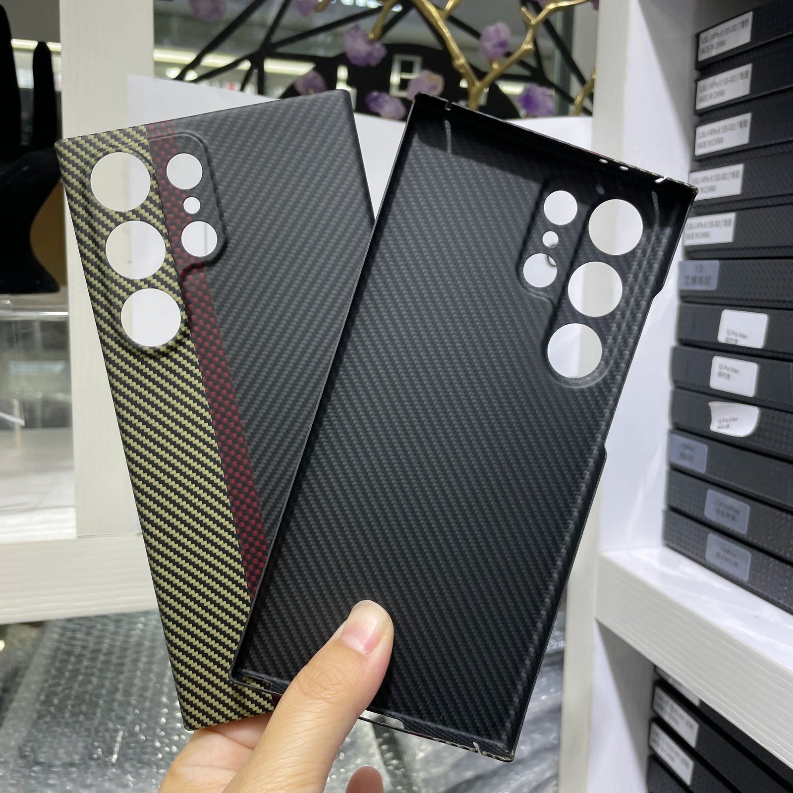 YTF-Carbon Original carbon fiber case for Samsung Galaxy S24 ultra Anti-fall Aramid Fiber S24 case Slimv Design S24plus cover - Image 24