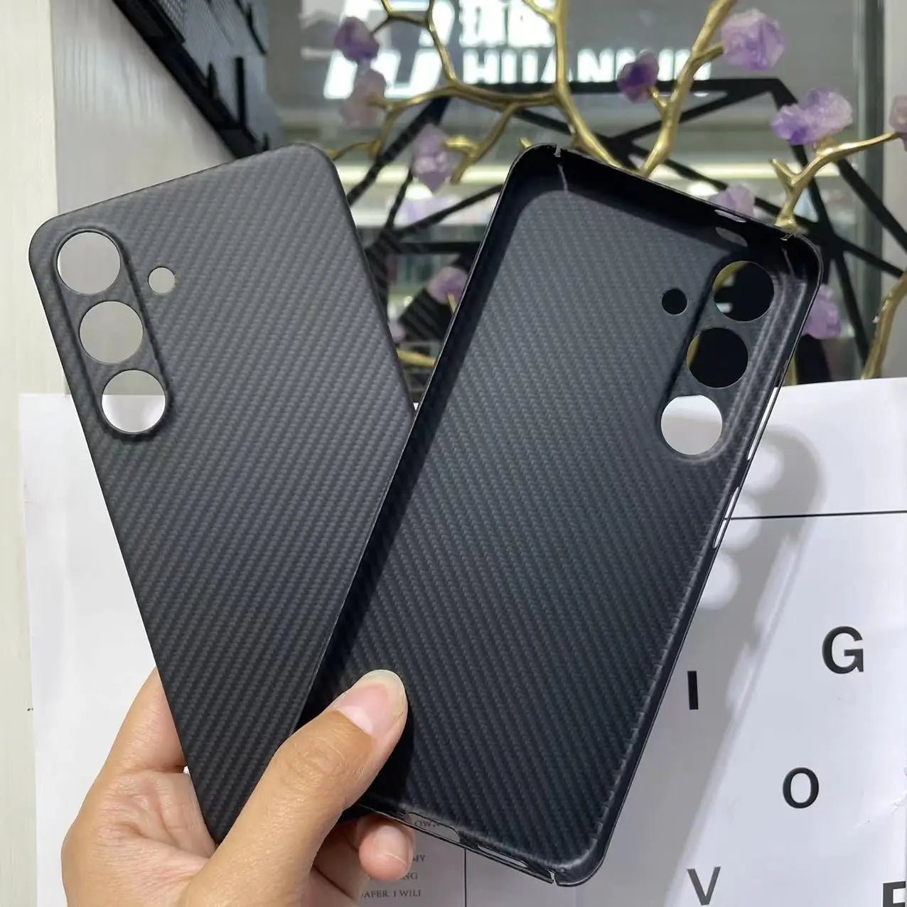 YTF-Carbon Original carbon fiber case for Samsung Galaxy S24 ultra Anti-fall Aramid Fiber S24 case Slimv Design S24plus cover - Image 27