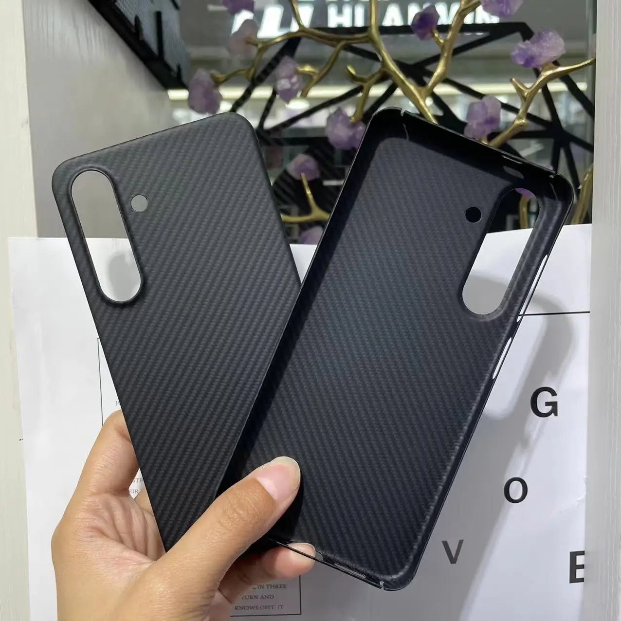 YTF-Carbon Original carbon fiber case for Samsung Galaxy S24 ultra Anti-fall Aramid Fiber S24 case Slimv Design S24plus cover - Image 26