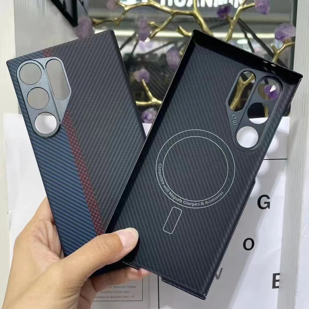 YTF-Carbon Original carbon fiber case for Samsung Galaxy S24 ultra Anti-fall Aramid Fiber S24 case Slimv Design S24plus cover - Image 29