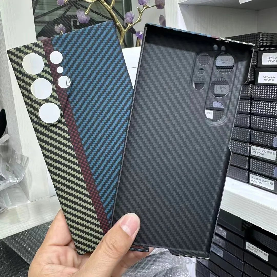 YTF-Carbon Original carbon fiber case for Samsung Galaxy S24 ultra Anti-fall Aramid Fiber S24 case Slimv Design S24plus cover - Image 36